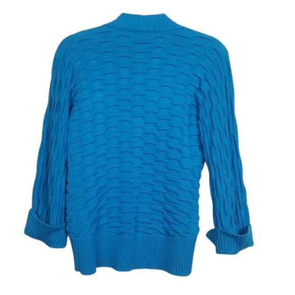 Lafayette 148 Aqua Cardigan - Picture 3 of 4